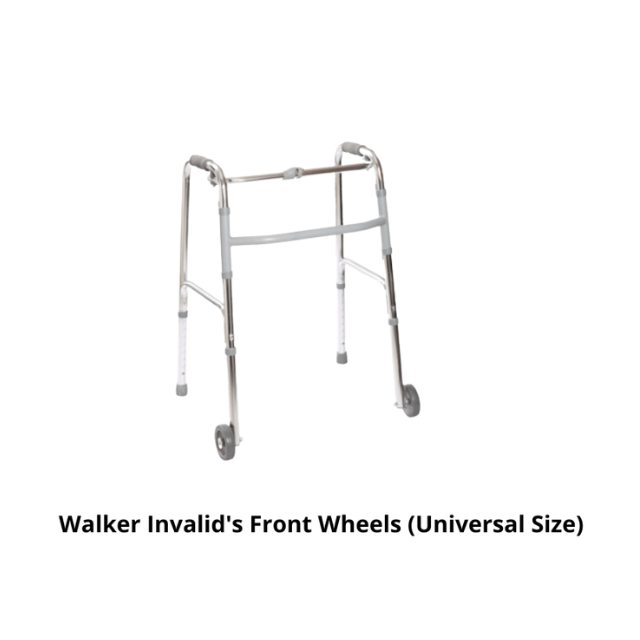 Walker Invalid’s Front Wheels-AL Walker Invalid's Front Wheels-AL - Image 1