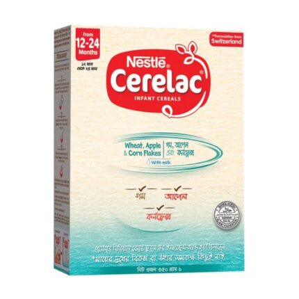 CERELAC Stage 4 Wheat & Apple, Corn Flakes with Milk 350g BiB