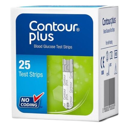 Contour Plus Blood Glucose Strip 25's Pack