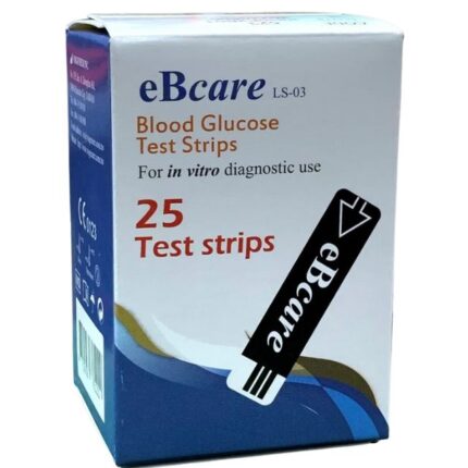 Ebcare Blood Glucose Test Strip (25 Strip