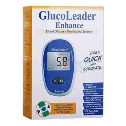 Glucoleader Enhance Blood Glucose Meter – Blue