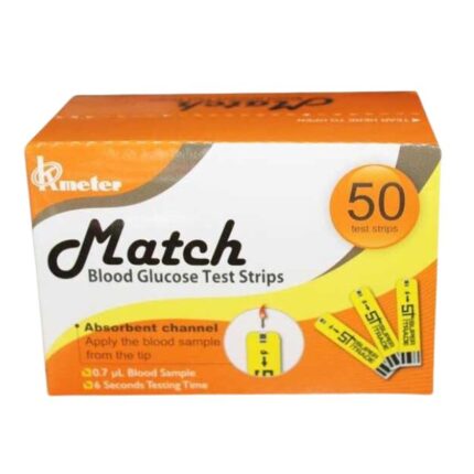 Match Blood Glucose Test Strip