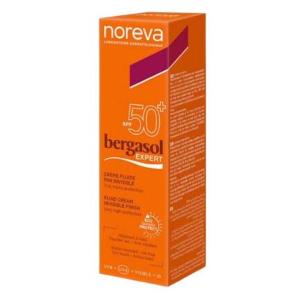 Noreva Bergasol Expert SPF 50+ Fluid Cream Invisible Finish 50ml