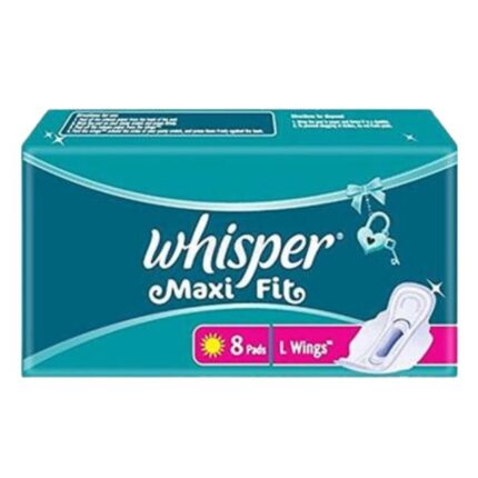 Whisper Maxi Fit Sanitary Napkin L 8's Pack