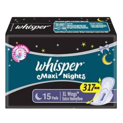 Whisper Maxi Nights Sanitary Napkin XL + 15' Pack (1)