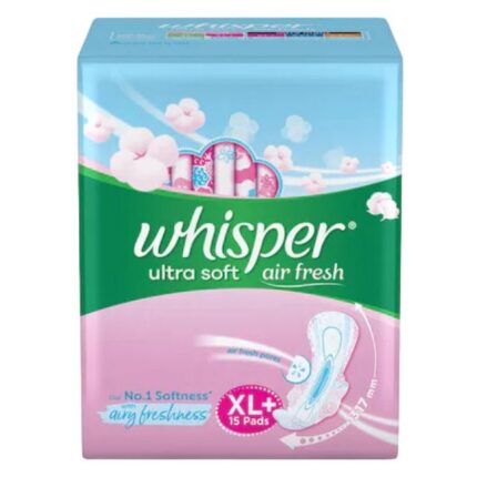 Whisper Ultra Soft Air Fresh XL + 15 Pcs