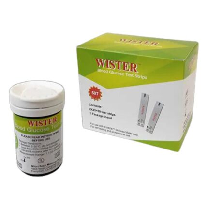 Wister Blood Glucose Meter 25 Test Strips