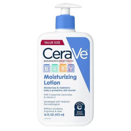 Cerave Baby Moisturizing Lotion with 3 Essential Ceramides & Vitamin E (Made in USA)473ml