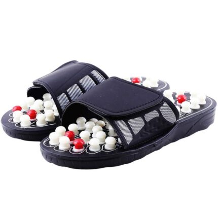 Foot Massager Shoes Unisex Acupoint Massage Slippers Sandal For Women Men Feet Chinese Acupressure Therapy Medical Rotating On 38_39