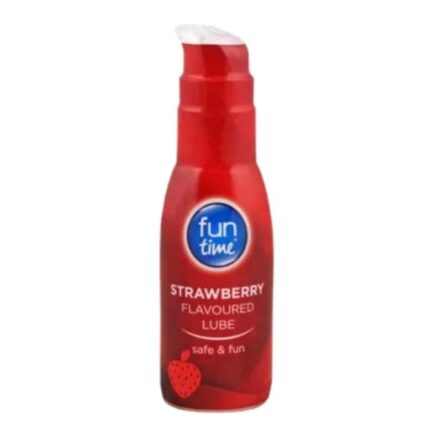 Funtime Strawberry Stimulating Water Based Lubricant Gel - 75ml (Made in UK)75ml