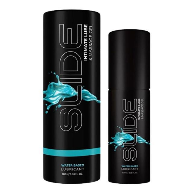 NottyBoy SLIDE Water Based Personal Lubricant Gel Intimate and Massage Lube  Gel  100ml  V Shop