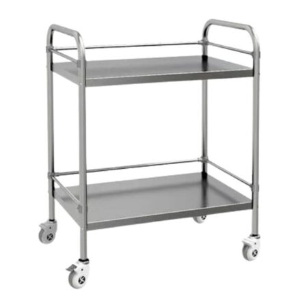 Hospital Instrument Trolley Double Rack