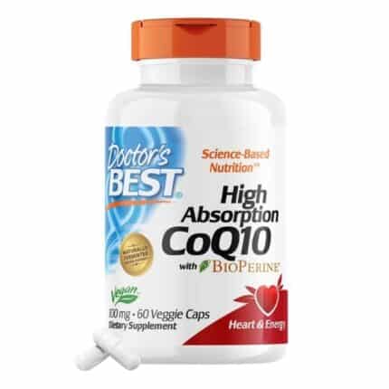 Doctor's Best High Absorption CoQ10 With BioPerine Capsule - (60gm)