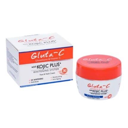 Gluta-C With Kojic Plus+ Whitening System Face & Neck Cream 25gm Cream - (25gm)