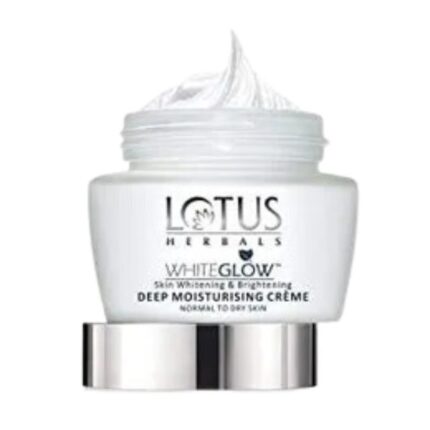 Lotus Herbals WhiteGlow Skin Whitening And Brightening Deep Moisturising Crème SPF 20 Pa+++ Cream - (40gm)