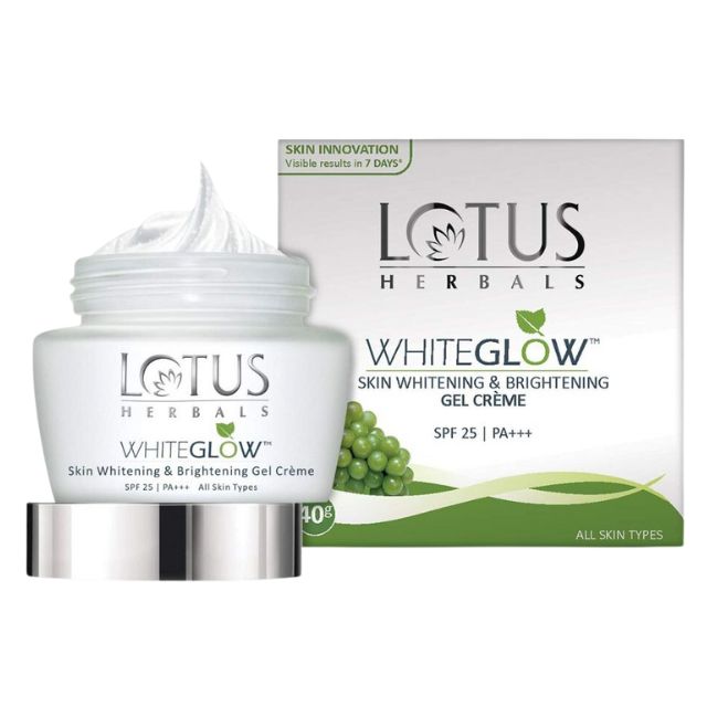 Lotus Herbals WhiteGlow Skin Whitening And Brightening Gel Face Cream With SPF-25 Cream – (60gm) Lotus Herbals WhiteGlow Skin Whitening And Brightening Gel Face Cream With SPF-25 Cream - (60gm)