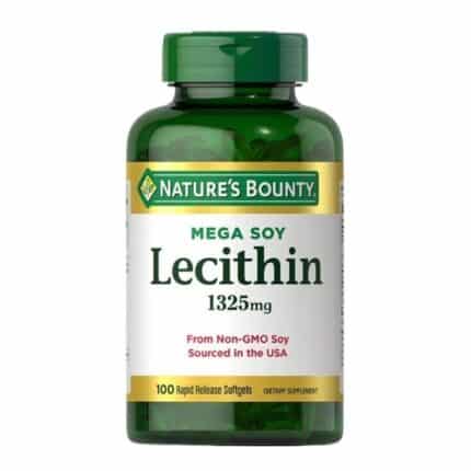 Nature's Bounty Mega Soy Lecithin Capsule - (1325mg)