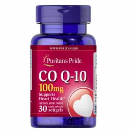 Puritan's Pride Co Q-10 Supports Heart Health 100mg 30 Capsules Capsule - (100mg)