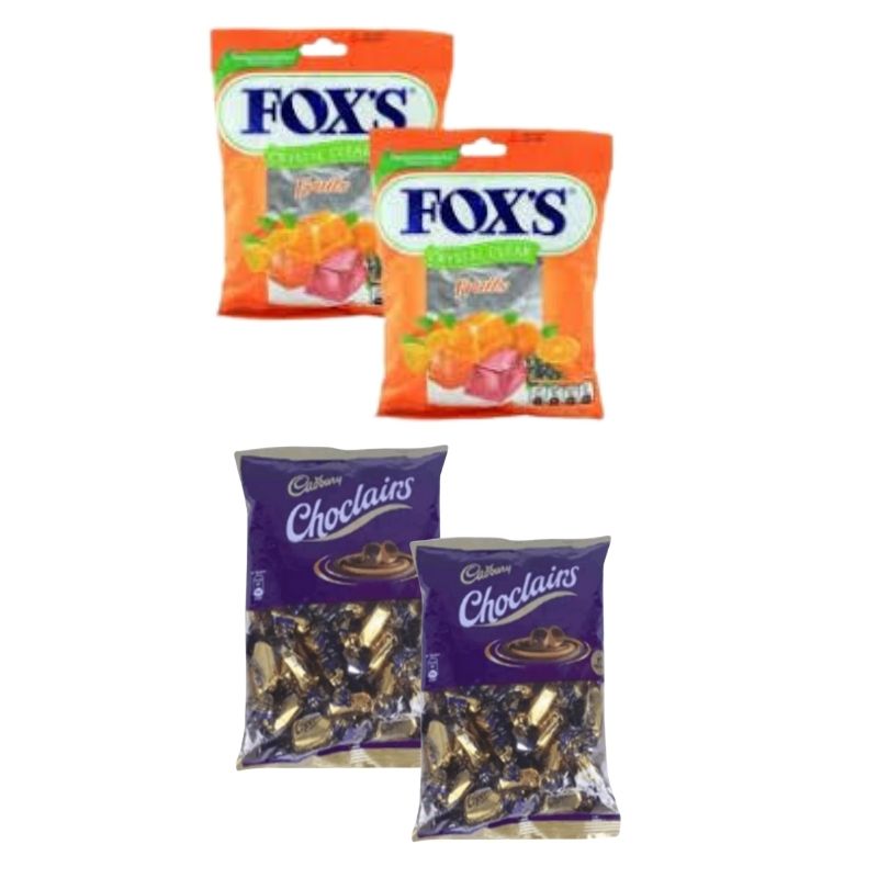 Fox candy 2 packet+Eklairs chocolate (60pcs) 2 packet Fox candy 2 packet+Eklairs chocolate (60pcs) 2 packet