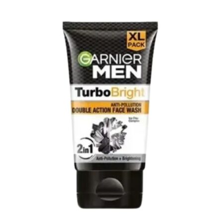 Garnier Men Turbo bright Double Action Face Wash 100ml
