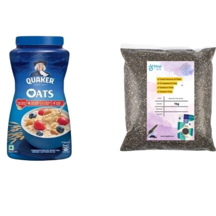 Healthy Breakfast Oats Combo 900gm + 1 Kg Chia seed