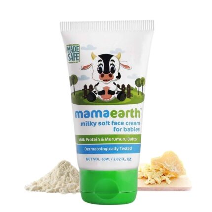 Mamaearth Milky Soft Natural Baby Face Cream for Babies 60mL INDIAN