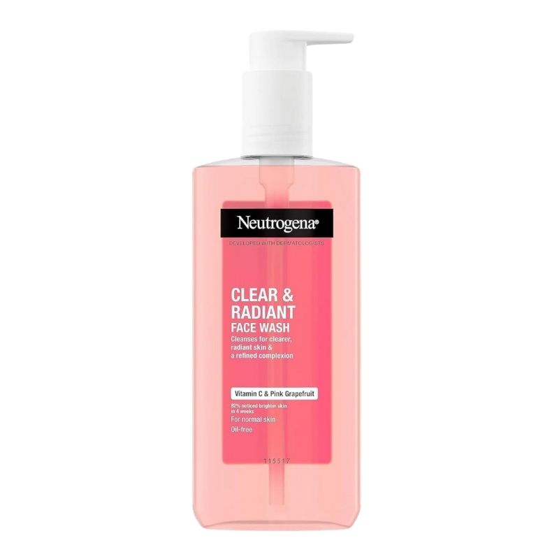 NEUTROGENA Clear & Radiant Face Wash Vitamin C & Pink Grapefruit 200ml NEUTROGENA Clear & Radiant Face Wash Vitamin C & Pink Grapefruit 200ml