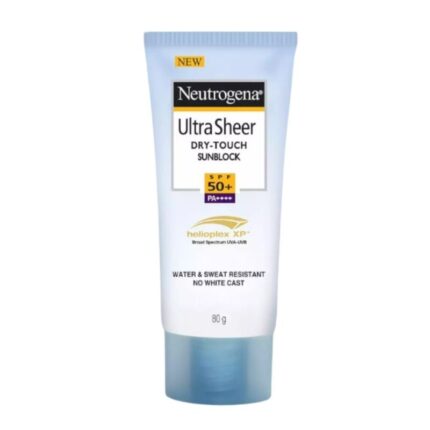Neutrogena Sunblock Cream 80g Tube - Ultra Sheer Dry-Touch Sunblock SPF 50+ PA+++