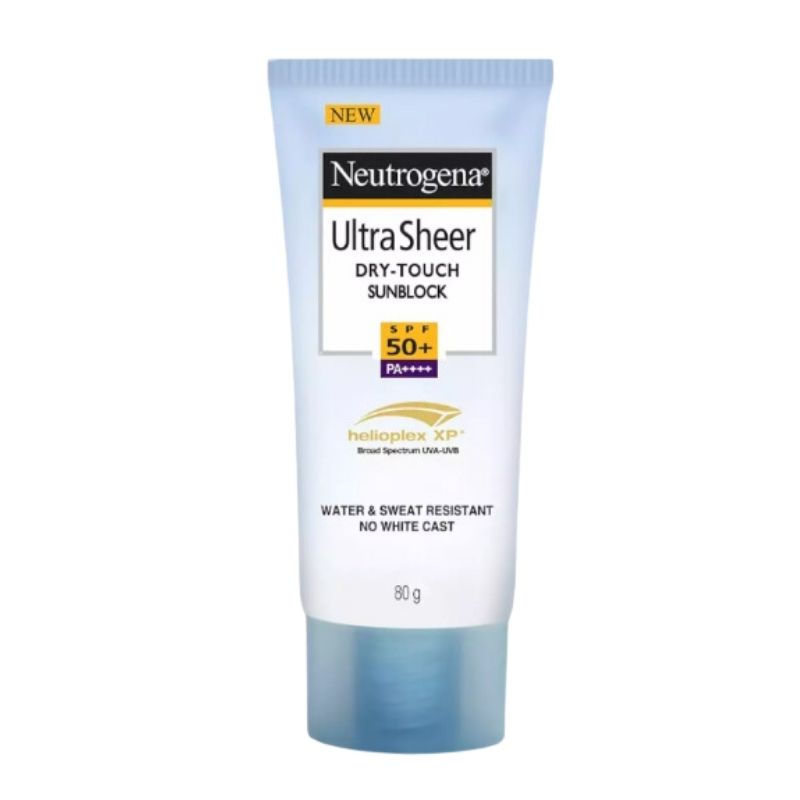 Neutrogena Sunblock Cream 80g Tube - Ultra Sheer Dry-Touch Sunblock SPF 50+ PA+++ Neutrogena Sunblock Cream 80g Tube - Ultra Sheer Dry-Touch Sunblock SPF 50+ PA+++