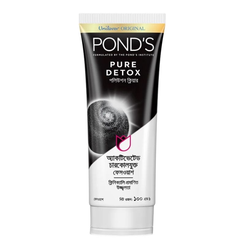 Ponds Face Wash Pure Detox 100g Ponds Face Wash Pure Detox 100g