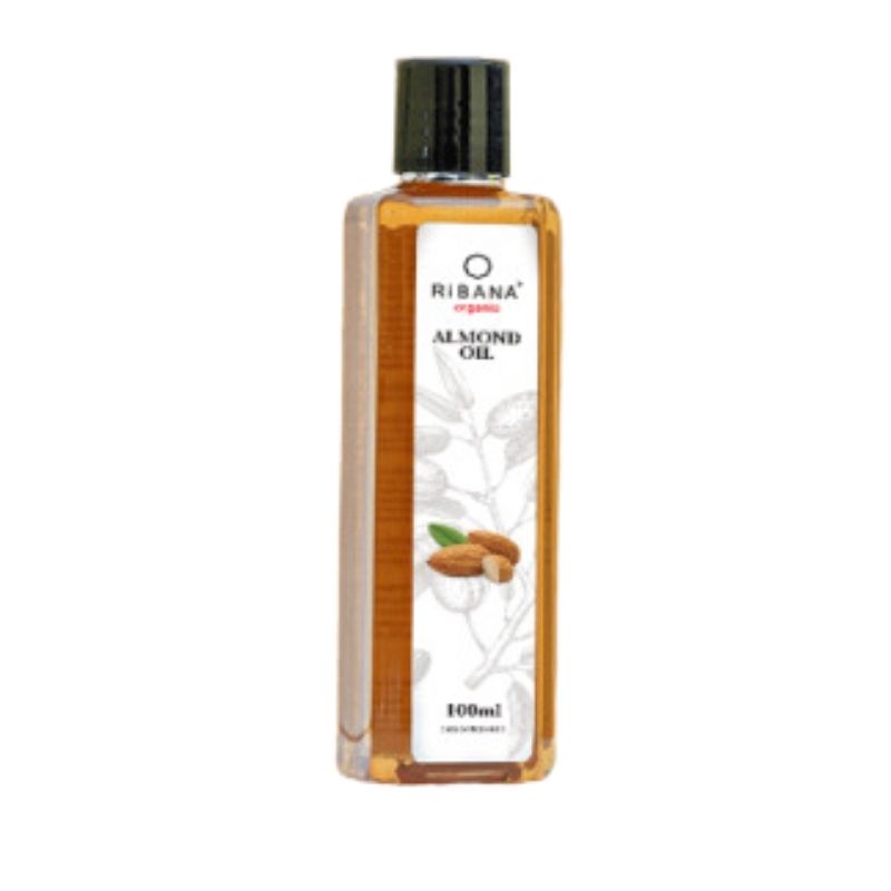 RiBANA Organic Sweet Almond Oil for Hair and Skin - 100 ml RiBANA Organic Sweet Almond Oil for Hair and Skin - 100 ml