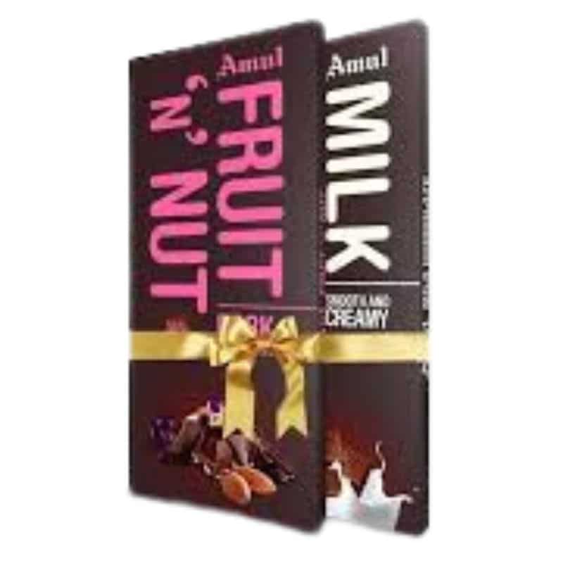 Amul (Milk+Fruit) Chocolate 150g- 2pcs Amul (Milk+Fruit) Chocolate 150g- 2pcs
