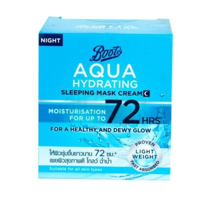 Boots Aqua Hydrating 72 Hrs Sleeping Mask Cream