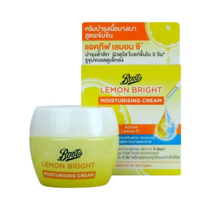 Boots Lemon Bright Moisturising Cream for All Skin Types