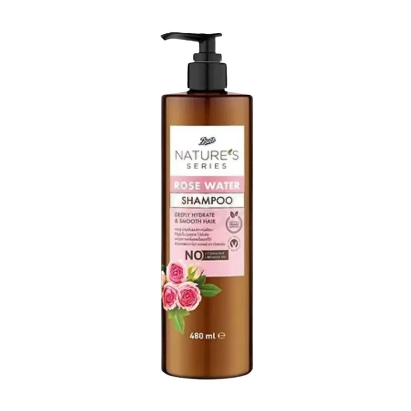 Boots Nature's Series Rose Water Shampoo Deeply Hydrate & Smooth Hair Boots Nature's Series Rose Water Shampoo Deeply Hydrate & Smooth Hair