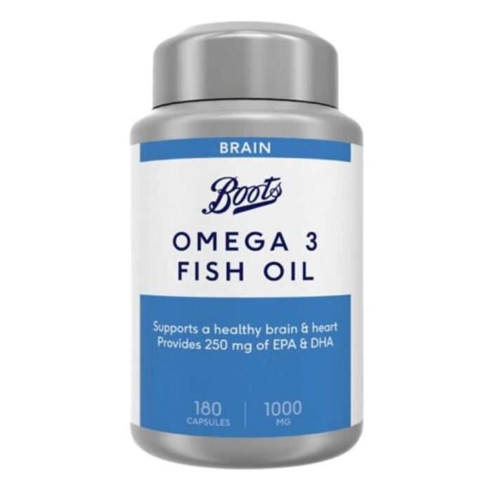 Boots Omega 3 Fish Oil 1000mg 180 Capsules