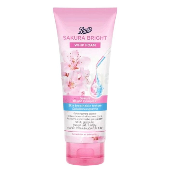 Boots Sakura Bright Whip Foam for Breathable Skincare