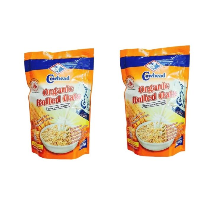 Cowhead Baby Oats Instant Organic Rolled Oats-500 + 500= 1000 Gm