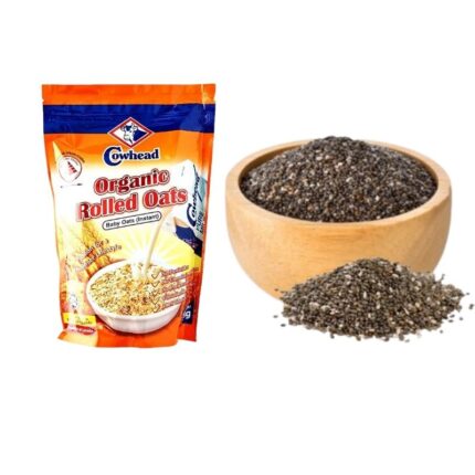 Cowhead Baby oats 500gm+1kg Chia seeds combo