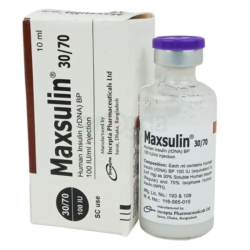 Injection_ Maxsulin 30_70 40IU (40IU) Injection_ Maxsulin 30_70 40IU (40IU)