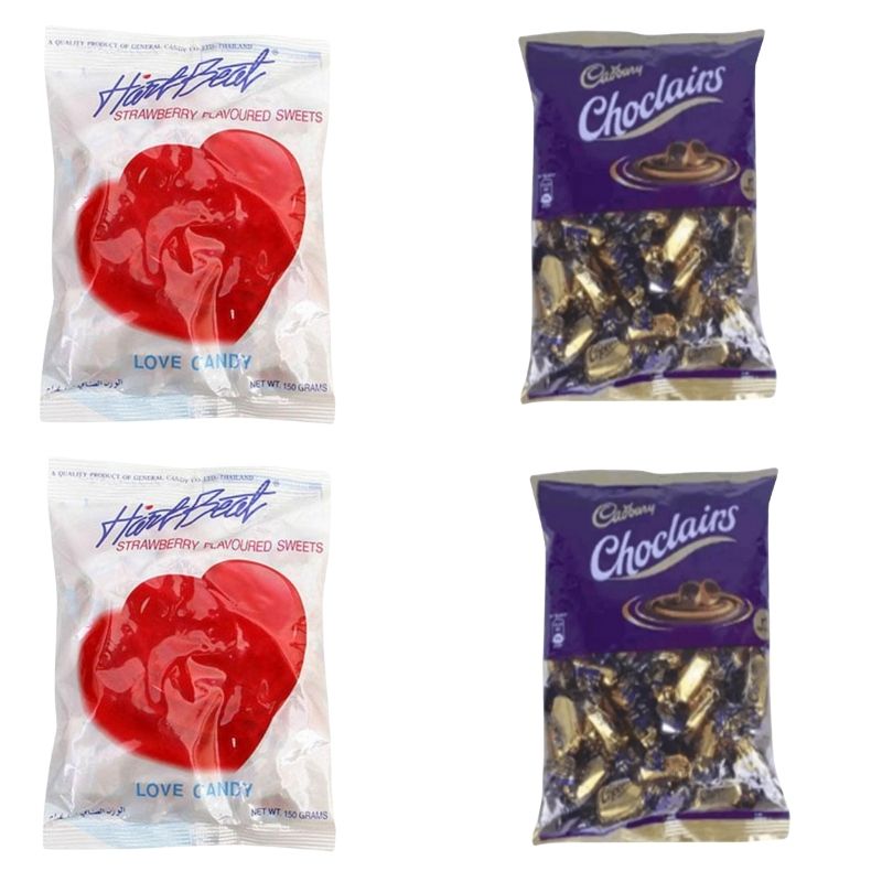 Love candy 2packet + Eklairs (60pcs) 2packet Love candy 2packet + Eklairs (60pcs) 2packet