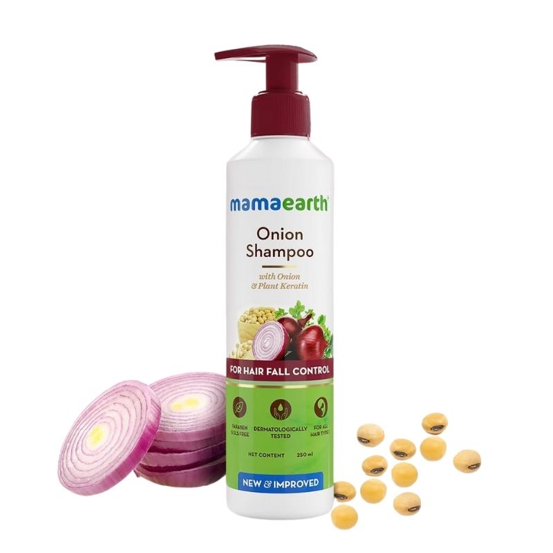 Mamaearth Onion Shampoo For Hair Fall Control 250ml Mamaearth Onion Shampoo For Hair Fall Control 250ml