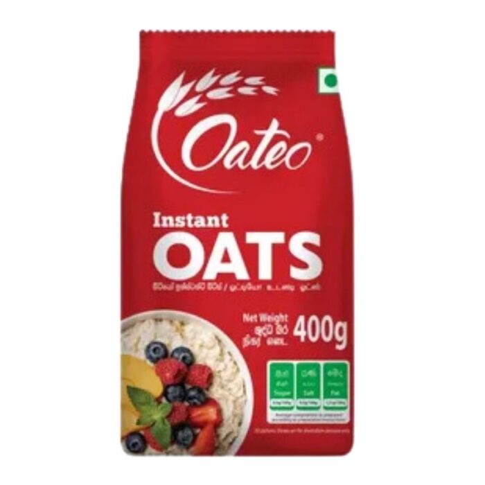 Oateo Instant Oats in Pouch - 400g Sri Lankan