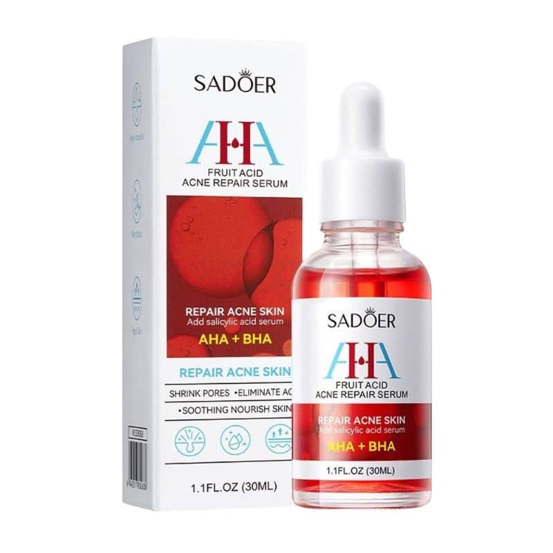 Sadoer AHA + BHA Repair Salicylic Acid Serum for Acne Skin Repair 30ml Sadoer AHA + BHA Repair Salicylic Acid Serum for Acne Skin Repair 30ml