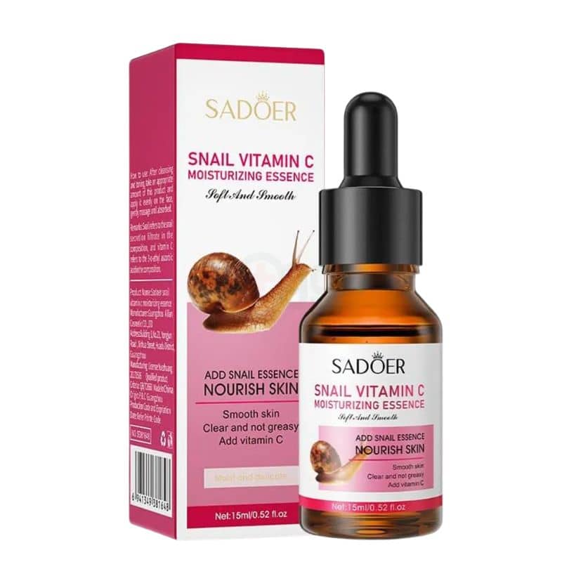 Sadoer Snail Vitamin C Moisturizing Essence Serum 15ml Sadoer Snail Vitamin C Moisturizing Essence Serum 15ml