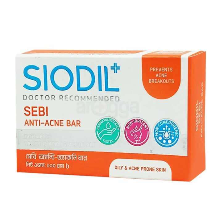 Siodil Sebi Anti-Acne Bar 100gm