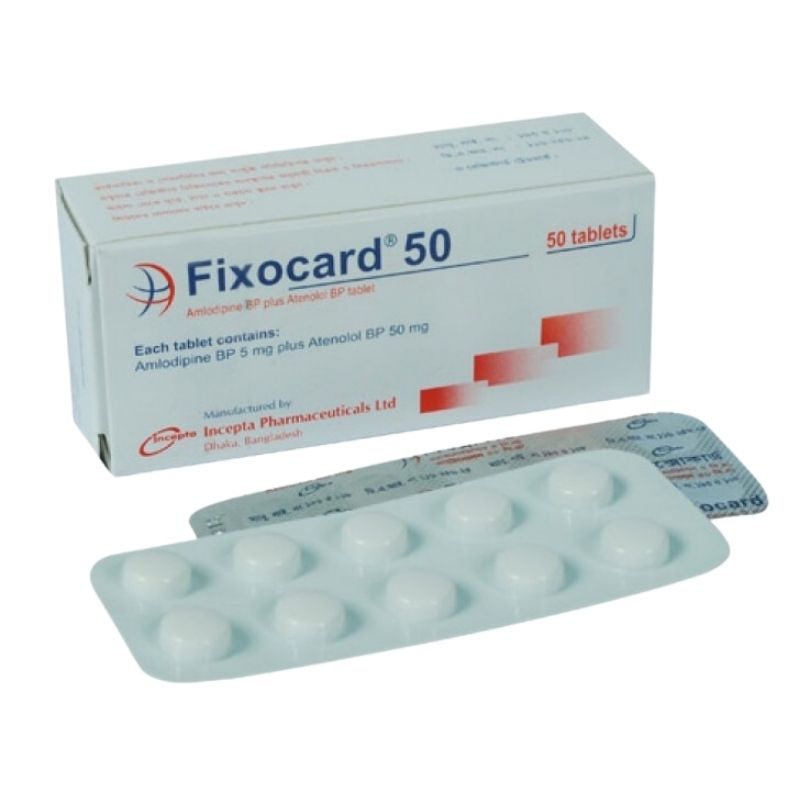Tablet_ Fixocard 50 (( 5mg + 50mg)) Tablet_ Fixocard 50 (( 5mg + 50mg))