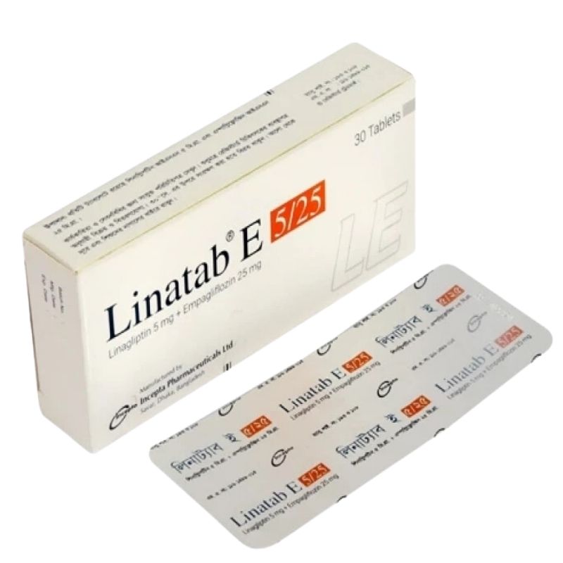 Tablet_ Linatab E (5mg + 25 mg) Tablet: Linatab E (5mg + 25 mg)