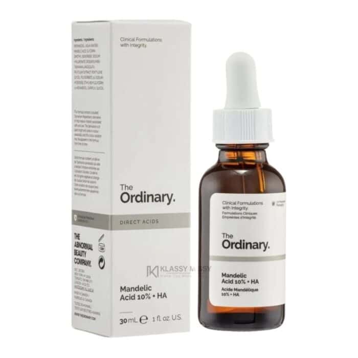 The Ordinary Mandelic Acid 10% + HA Serum with AHA & Hyaluronic Acid