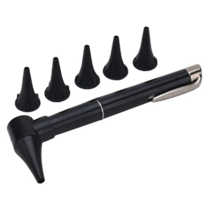 Thermocare Portable Otoscope Penlight for Ear, Eye and Throat (Black)